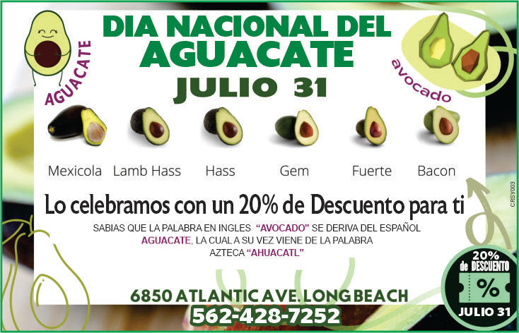 Día Nacional del Aguacate